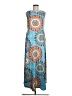 Hount Paisley Blue Casual Dress Size M - photo 1