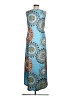 Hount Paisley Blue Casual Dress Size M - photo 2