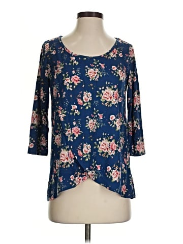 Doublju 3/4 Sleeve Blouse (view 1)