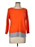 Lauren by Ralph Lauren Color Block Orange Pullover Sweater Size L - photo 1