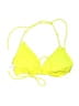 Assorted Brands 100% Polyester Solid Yellow Swimsuit Top Size XL - photo 2