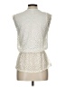 Route 100% Polyester Ivory Sleeveless Blouse Size 10 - photo 2