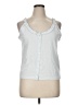 J.Crew 100% Cotton White Sleeveless Blouse Size XL - photo 1