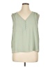 CeCe Green Sleeveless Blouse Size XL - photo 1
