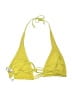 Primark Tweed Yellow Swimsuit Top Size 10 - photo 2