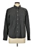Universal Thread Solid Gray Long Sleeve Button-Down Shirt Size L - photo 1