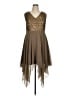 Venus 100% Polyester Brown Cocktail Dress Size 16 - photo 1