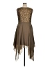 Venus 100% Polyester Brown Cocktail Dress Size 16 - photo 2