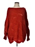 Unbranded 100% Acrylic Red Pullover Sweater Size L - photo 1