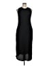 Scoop Solid Black Casual Dress Size 16 - photo 1