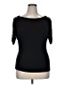 Worthington Black Short Sleeve Top Size XL Petite - photo 1