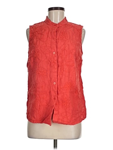Jones New York Sport Sleeveless Button-Down Shirt (view 1)