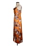Unbranded 100% Polyester Orange Cocktail Dress Size S - photo 5
