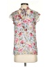 WAYF 100% Polyester Floral Blue Sleeveless Blouse Size XS - photo 1