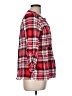 Doe & Rae 100% Rayon Plaid Red 3/4 Sleeve Blouse Size M - photo 4