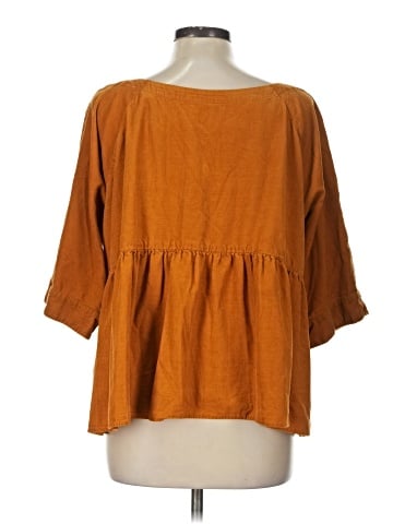 Maeve by Anthropologie 3/4 Sleeve Blouse (view 2)