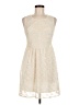 Pins and Needles 100% Polyester Ivory Cocktail Dress Size 6 - photo 1