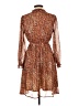 Chenault Paisley Brown Casual Dress Size L - photo 2
