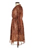 Chenault Paisley Brown Casual Dress Size L - photo 5