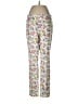 Insight Floral White Casual Pants Size 8 - photo 1