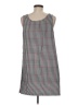 Unbranded Checkered-gingham Gray Casual Dress Size M (estimated) - photo 2