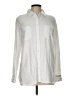 Talbots Outlet 100% Viscose Ivory Long Sleeve Button-Down Shirt Size Lg Petite - photo 1
