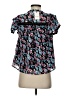 Allison Black Short Sleeve Blouse Size XS - photo 2