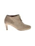 Midnight Velvet Tan Ivory Ankle Boots Size 10 - photo 1