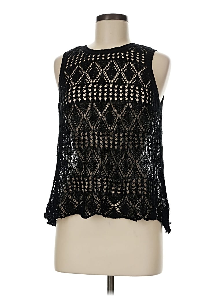 Pre-owned Rewind Sleeveless Blouse In Black