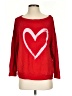 A.gain Hearts Red Sweatshirt Size S - photo 1