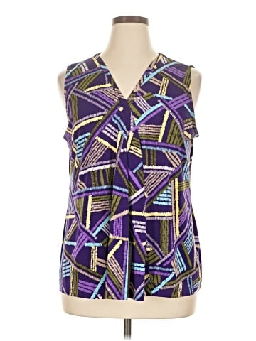 Dana Buchman Sleeveless Blouse (view 1)