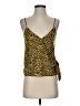 Be Cool 100% Polyester Yellow Sleeveless Blouse Size S - photo 1