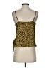 Be Cool 100% Polyester Yellow Sleeveless Blouse Size S - photo 2