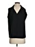 Diane von Furstenberg 100% Polyester Black Sleeveless Blouse Size S - photo 1