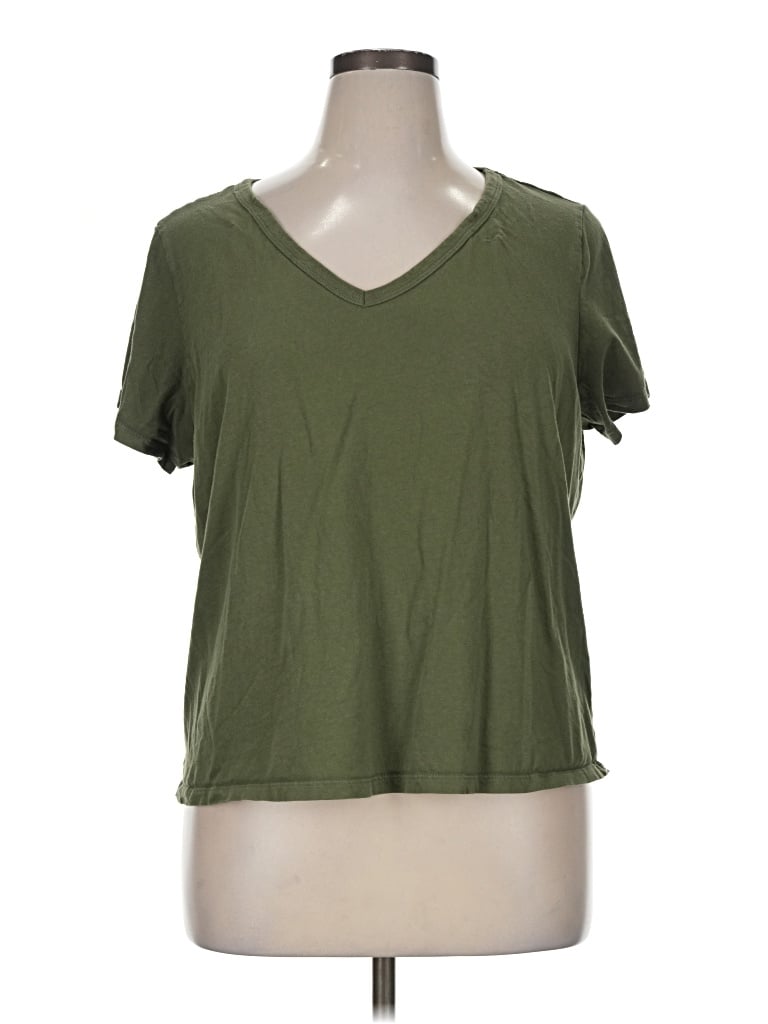 Pre-owned Old Navy Short Sleeve T-shirt In Green