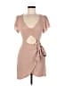 Lulus 100% Rayon Solid Tan Cocktail Dress Size S - photo 1