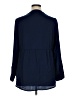 Apt. 9 100% Polyester Blue Long Sleeve Blouse Size XL - photo 2