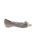 Delman Shoes Gray Tan Flats Size 7 - photo 1
