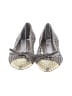 Delman Shoes Gray Tan Flats Size 7 - photo 2