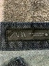 Zara Chevron-herringbone Blue Jeans Size 8 - photo 7