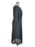 H&M 100% Polyester Solid Gray Casual Dress Size XL - photo 4