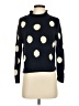 J.Crew Always 100% Cotton Polka Dots Blue Pullover Sweater Size XS - photo 1