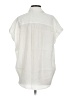 J. McLaughlin 100% Lyocell Solid White Short Sleeve Blouse Size S - photo 2