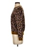 J.Crew Animal Print Brown Pullover Sweater Size S - photo 5