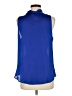Adiva 100% Polyester Blue Sleeveless Blouse Size M - photo 2