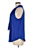 Adiva 100% Polyester Blue Sleeveless Blouse Size M - photo 5
