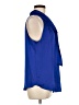 Adiva 100% Polyester Blue Sleeveless Blouse Size M - photo 4