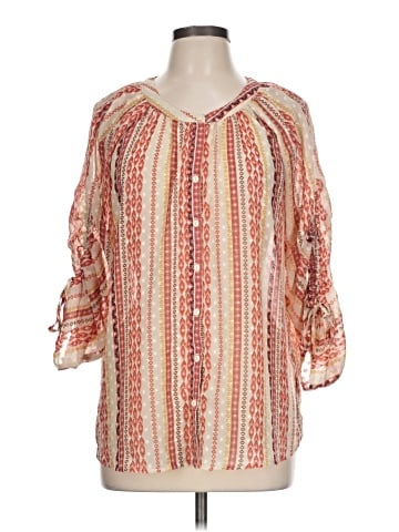 DR2 3/4 Sleeve Blouse (view 1)
