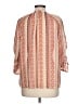 DR2 100% Polyester Orange 3/4 Sleeve Blouse Size L - photo 2