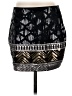 Express Chevron-herringbone Black Casual Skirt Size S - photo 1